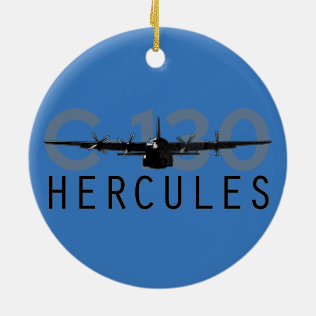 C-130 Herkules Keramik Ornament (Hinten)