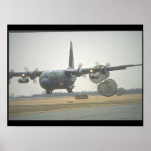 C-130 Herkules LAPES cargo_Military Flugzeuge Poster