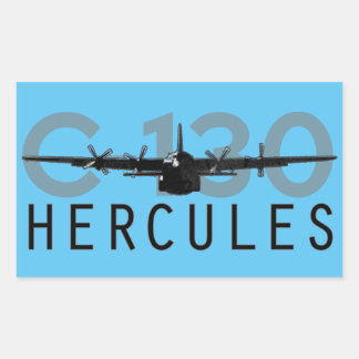 C-130 Herkules Rechteckiger Aufkleber