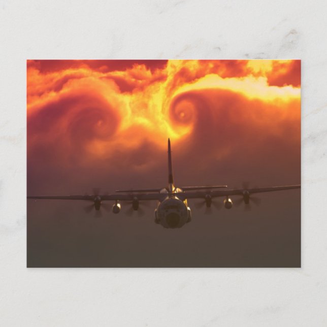 C-130 vortex postkarte (Vorderseite)