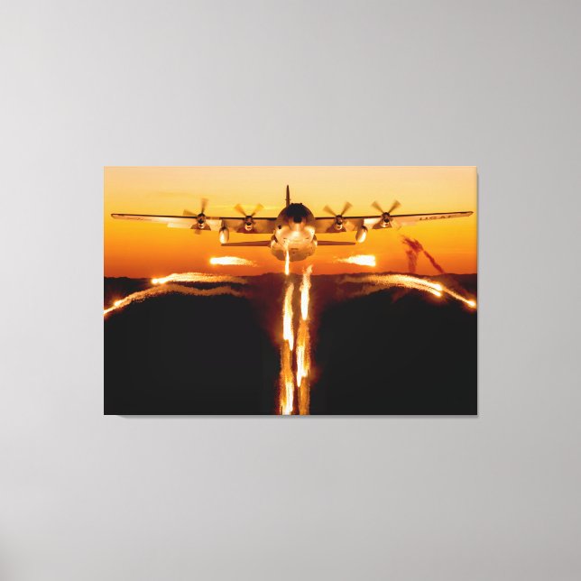 C-130H HERCULES 32x48 Leinwanddruck (Vorderseite)