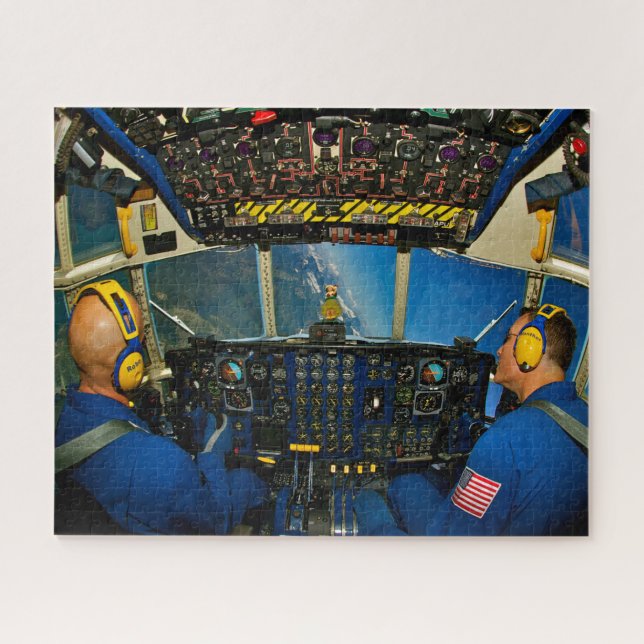 C-130T HERCULES COCKPIT (16x20 INCH) Puzzle (Horizontal)