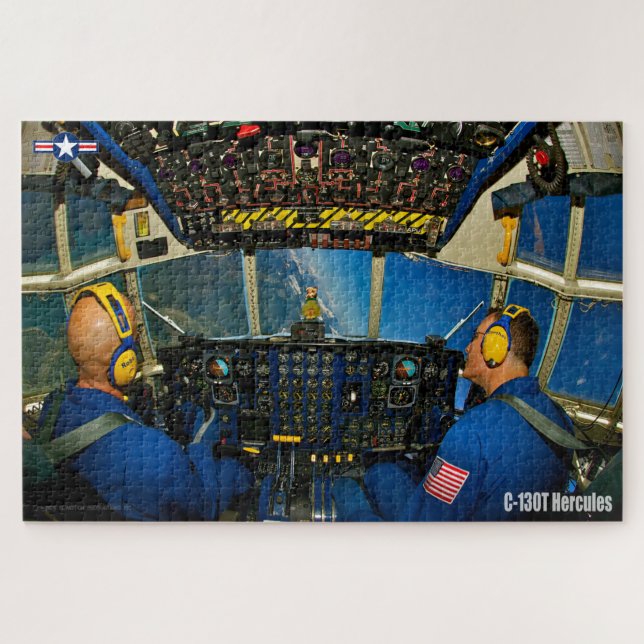 C-130T HERCULES COCKPIT (20x30 INCH) Puzzle (Horizontal)