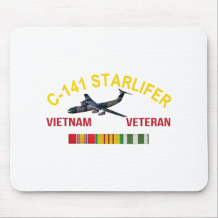 C-141 Starlifter Vietnam Veteran Starlifter Aircra Mousepad