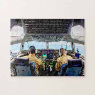 C-17 GLOBEMASTER III COCKPIT (11 x 14 INCH) Puzzle