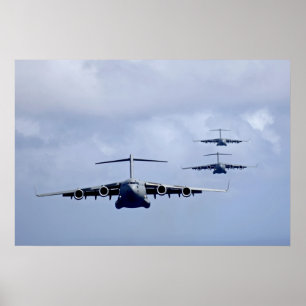 C-17 Globemaster III Luftfahrzeuge Poster