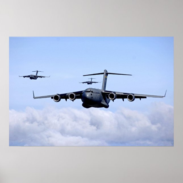 C-17 Globemaster III Luftfahrzeuge Poster (Vorne)