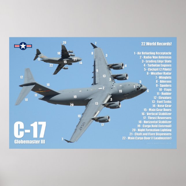 C-17 GLOBEMASTER III POSTER (Vorne)