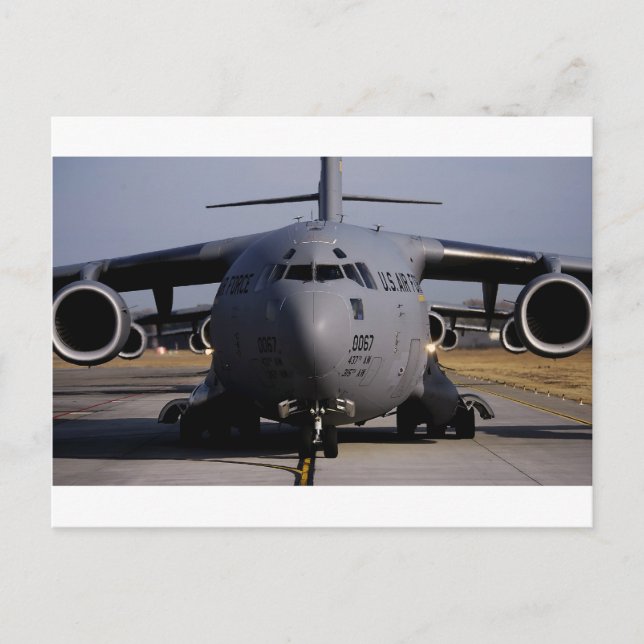 C-17 Globemaster III Postkarte (Vorderseite)