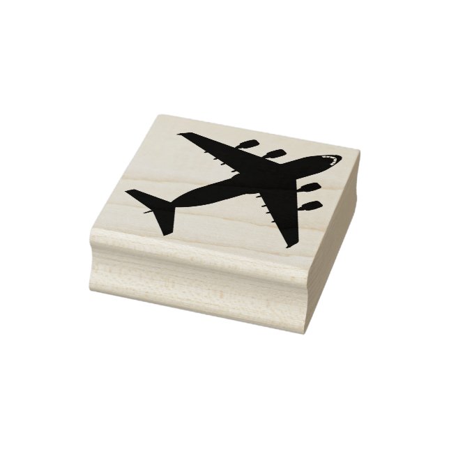 C-17 Globemaster Silhouette Gummi Briefmarke Gummistempel (Stempel)