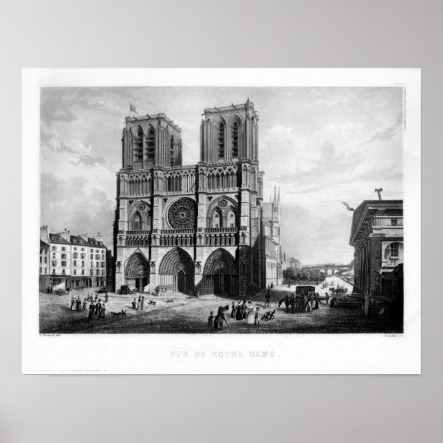 c. 1835 - Notre Dame Poster (Vorne)