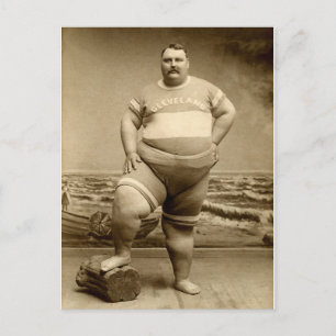 C. 1890 Der große Kerl Postkarte