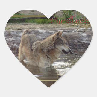 c-2011-grau-wolf-005 Herz-Aufkleber