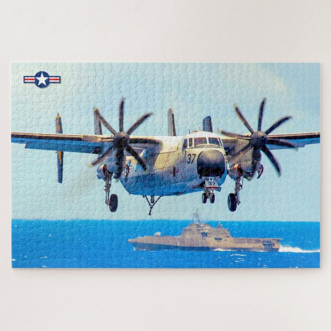 C-2A GREYHOUND (20 x 30 Zoll) Puzzle (Horizontal)