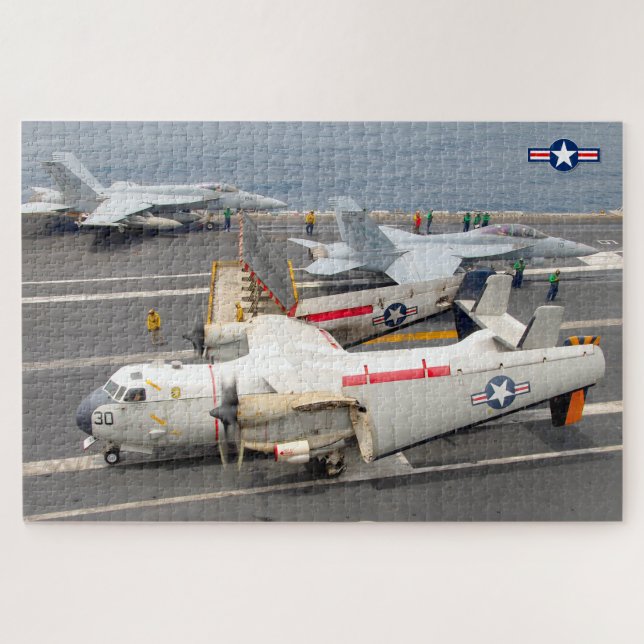 C-2A GREYHOUND (20 x 30 Zoll) Puzzle (Horizontal)