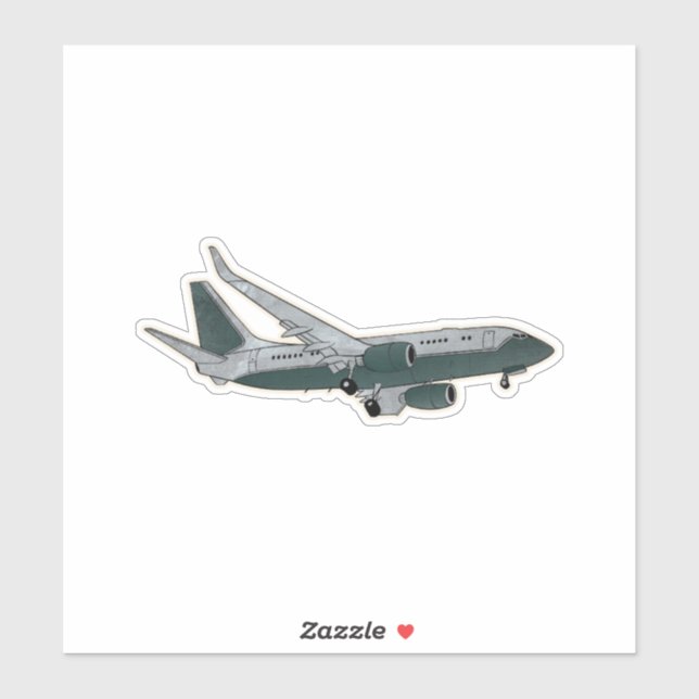 C-40, Clipper, Transportflugzeug Aufkleber (Blatt)