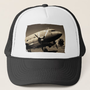 C-47sepia-Hut Truckerkappe