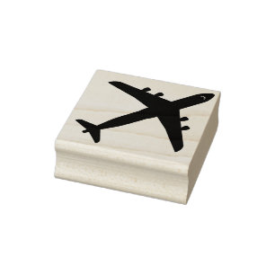 C-5 Galaxy-Silhouette Gummi-Briefmarke Gummistempel