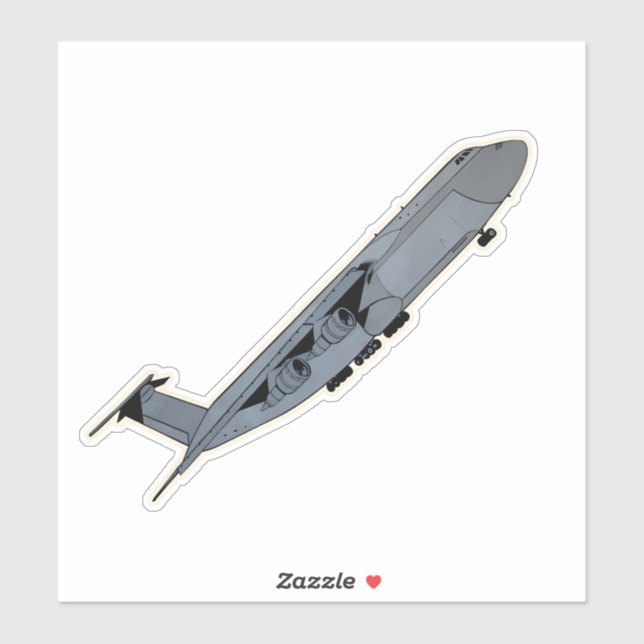 C-5 Super Galaxy, Cargo Aircraft Aufkleber (Blatt)