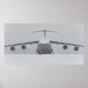 C-5M Super Galaxy Aircraft Poster