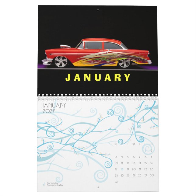 C A L E N D ein r-Bel Air 2012 Kalender (Jan 2027)
