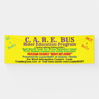 C.A.R.E. BUS Rider Bildung Programm Banner anzeige