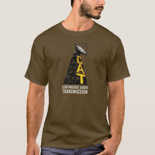 C.A.T. Logo-grundlegende T-Shirt Dunkelheit