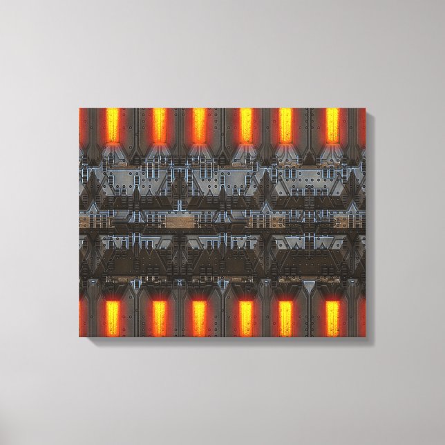 C.C. Tec.10 Wrapped Canvas Leinwanddruck (Vorderseite)