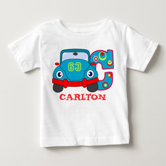 C CAR, Name Baby T-shirt (Vorderseite)