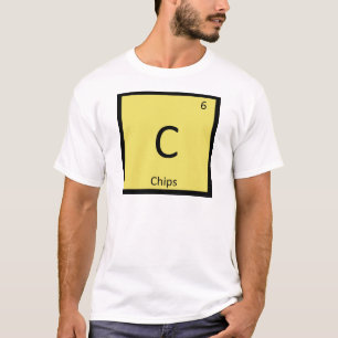 C - Chips Snack Chemie Periodensystem Symbol T-Shirt