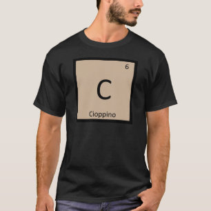 C - Cioppino Chemie Periodensystemsymbol T-Shirt