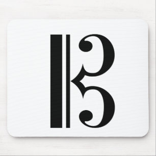 C-Clef Alto Clef Tenor Clef Viola Music Mousepad