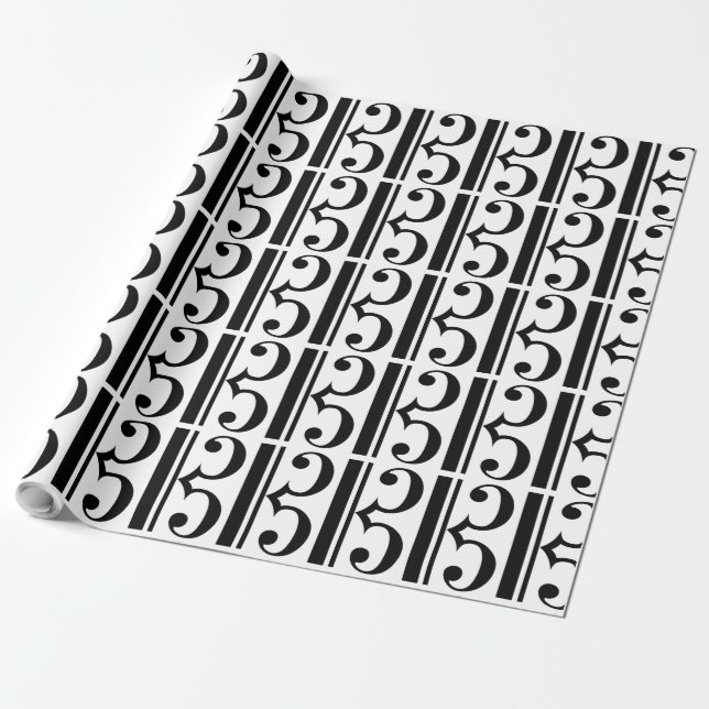 C-Clef Wrapping Paper Geschenkpapier (Ungerollt)