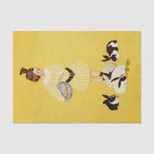 C Coles Phillips "A Friend of the Family" Seidenpapier