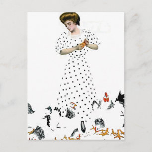 C Coles Phillips ‘Fadeaway Girl’ “Landleben” Postkarte