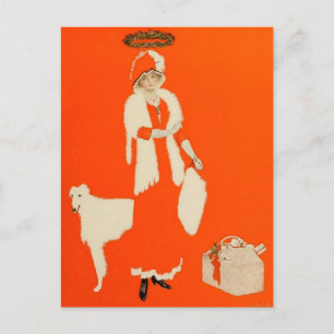 C Coles Phillips „Heilige von heute“ Fadeaway Girl Postkarte