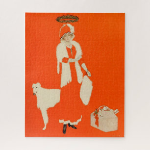 C Coles Phillips „Heilige von heute“ Fadeaway Girl Puzzle