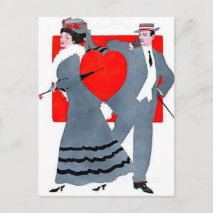 C Coles Phillips Valentine Edition Magazine Cover Postkarte