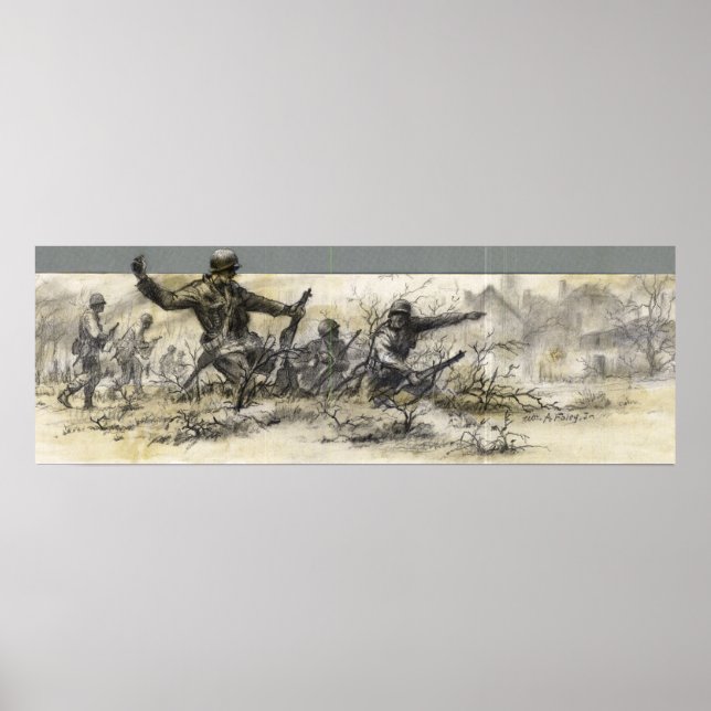 C Company bricht durch Poster (Vorne)