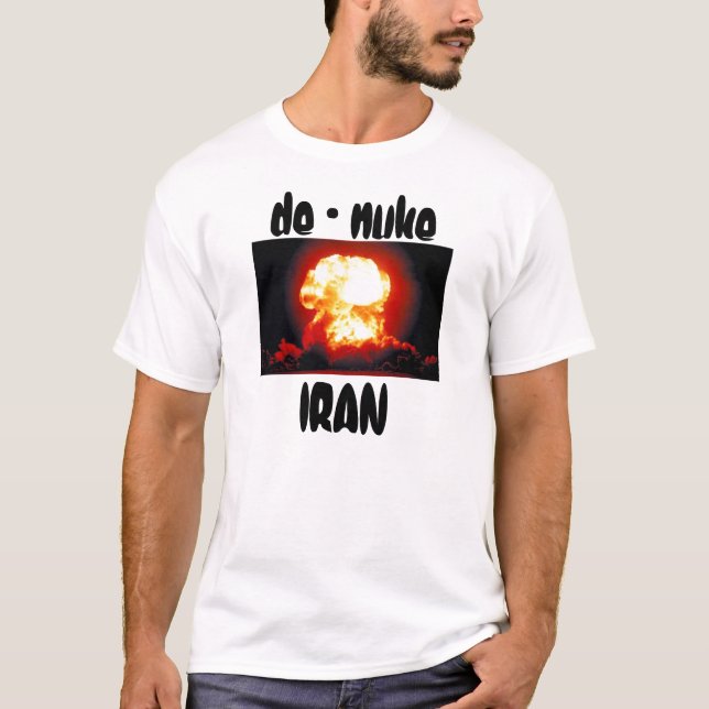 c, De - Kernwaffe, der IRAN T-Shirt (Vorderseite)