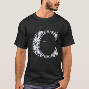 "C" Diamond Bling T - Shirt