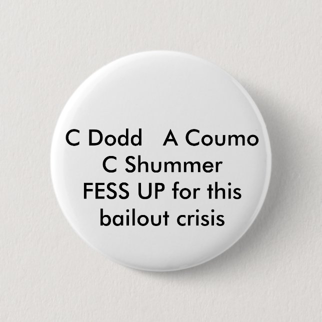 C Dodd   ein Coumo C SchumerFESS OBEN für diese Button (Vorderseite)