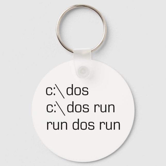c:\ dos schlüsselanhänger (Vorderseite)