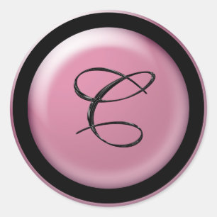 C Einladungen Runder Aufkleber