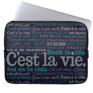 C est La Vie individuelle Laptop-Ärmel Laptopschutzhülle