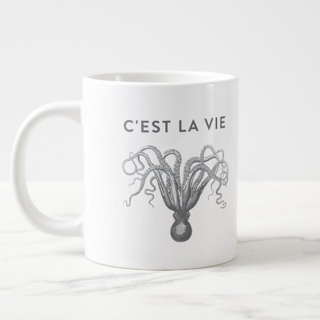C. EST LA VIE Octopus Tasse (Links)