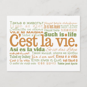 C est La Vie Postkarten