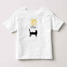 C est le Chat (die Katze, Französisch) Kleinkind T-shirt