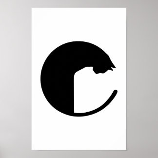 C für Katze Poster