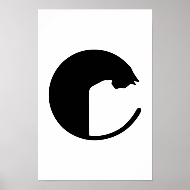 C für Katze Poster (Vorne)